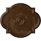 Ekena Millwork Waltz Ceiling Medallion (Fits Canopies up to 5 1/4"), 24"W x 20 1/2"H x 1 1/8"P, Root Beer Crackle CM24WARBC - alternate 1